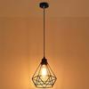 Iron Hanging Lamps For Ceiling Lights Shade Chandelier Pendant Dinning Home Decor Retro Parlor Edison Metal Wire Cage Modern