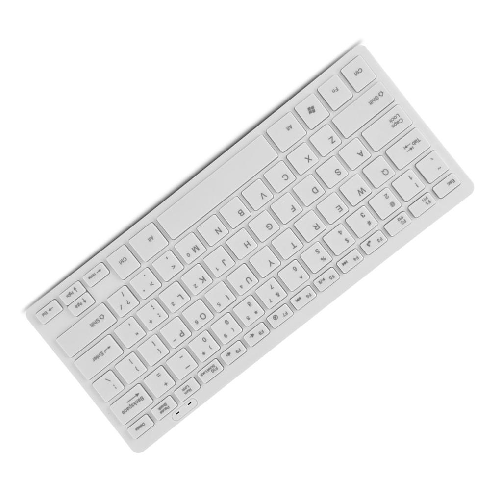 78 Keys Thin USB Wired Keyboard for Desktop Computer Laptop PC (Black)