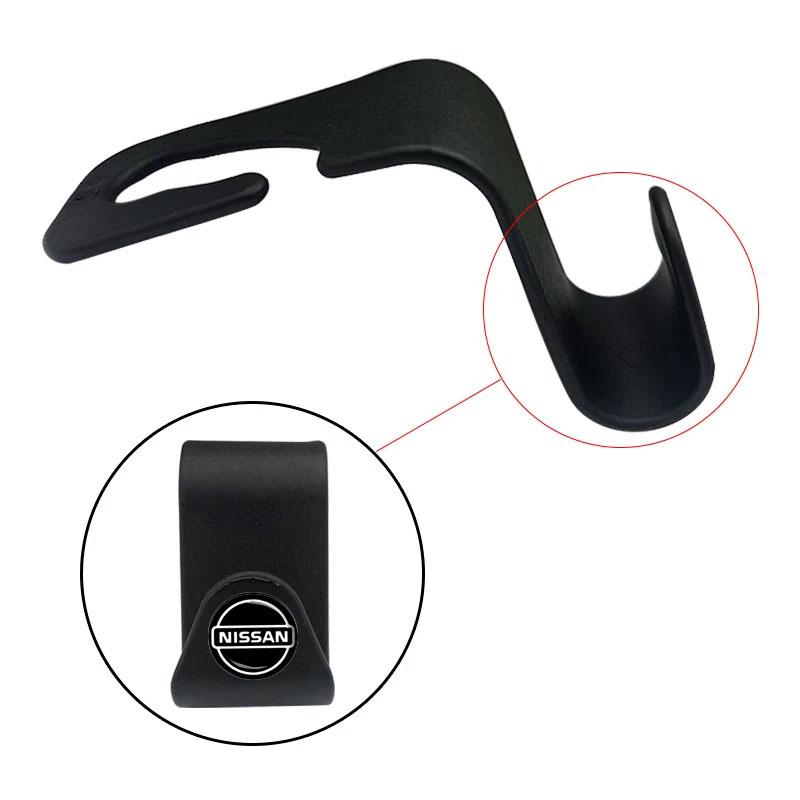 ARP5  2/4Pcs Car Interior Seat Back Stowing Tidying Hook Car Accessories For Nissan Qashqai j11 j10 Juke X Trail t32 Tiida Leaf Versa