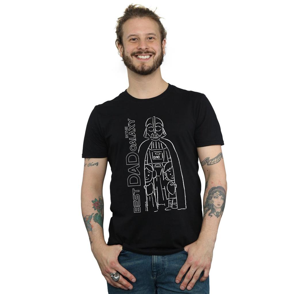 Star Wars Mens Best Dad In The Galaxy T-Shirt
