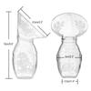 Sucking Manual Silicone Pumps One-handed Baby Breastfeeding Breast Milk Pump Breast Collector