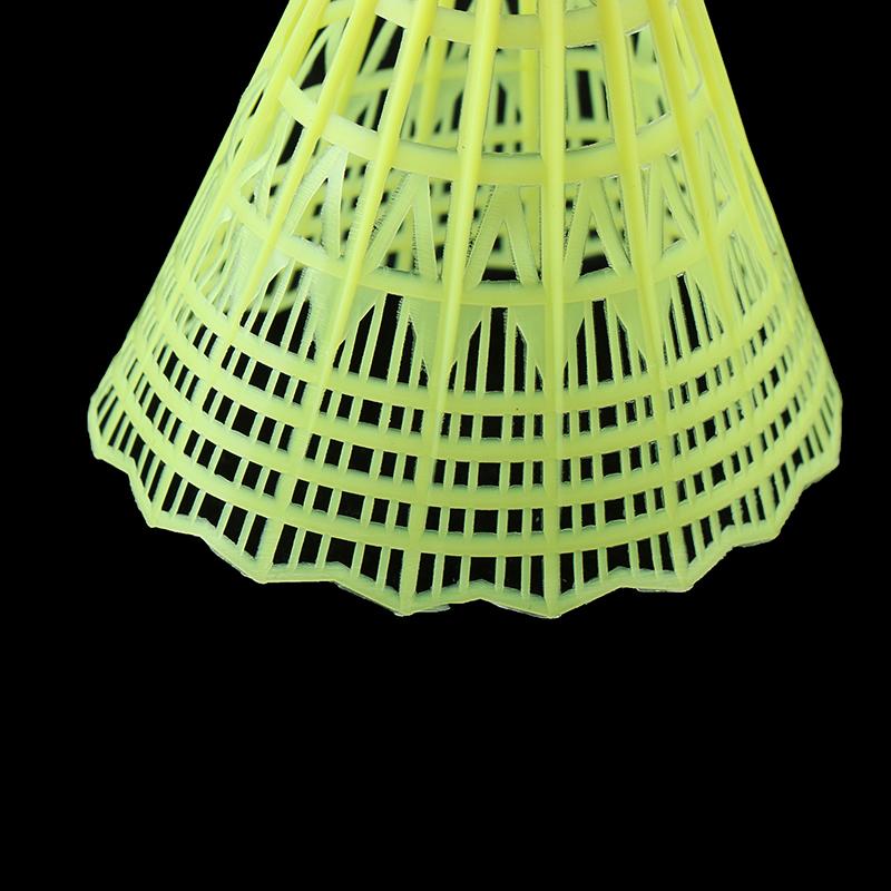 1Pcs Lighting Badminton Head Led Luminous Colorful Goose Feather Shuttlecock Outdoor Sports Entertainment Night Training Ball