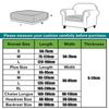 Elastic Spandex Sofa Seat Cushion Covers For Living Room Cushion Chaise Longue Luxury Corner L Shape Furniture Sofa Slipcovers