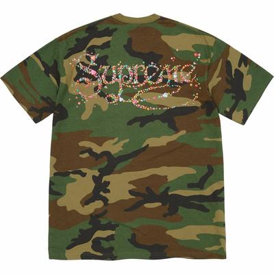 Gems Tee Woodland Camo