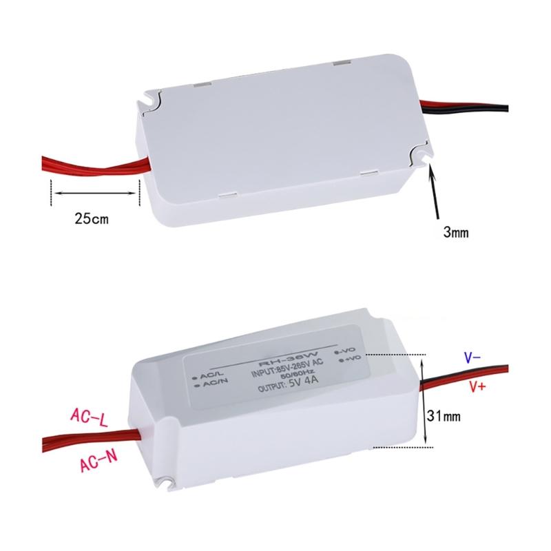 Step Down Power Supply Module 85-220V To 5V 4A Mini Bucked Convert Regulator Module Power Supply Routers Switches