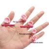 100-Pack Pink Microblading Ink Cups & Glue Trays for Eyelash Extension