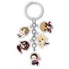 Overlord Anime Game Cute Acrylic Keychain Set (5 Transparent Ornaments)