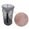 Fishing Dredge Net Portable Fishing Landing Dip Net Crab Crayfish Lobster Catcher Pot Trap 25x30/25X45CM Outdoor Fishing Net