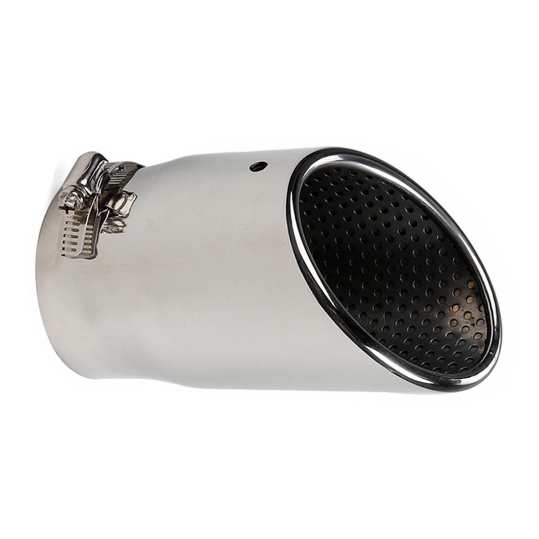 

Exhaust Pipe Muffler Tip For Jeep Wrangler JL Rubicon 2018-2026 Chrome Stainless Steel Rear Tail Throat Liner Exterior Accessory