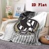 Collingwood FC 2D Flat Pattern Flannel Blanket High quality All Seasons Warmth and Comfort Perfect for Christmas Gifts.DMT0925301