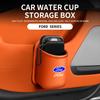 For Ford Mondeo Focus Explorer Escape Kuga Everest Bronco F-150 Ranger Transit Car Door Leather Cup Storage Box  xcl3