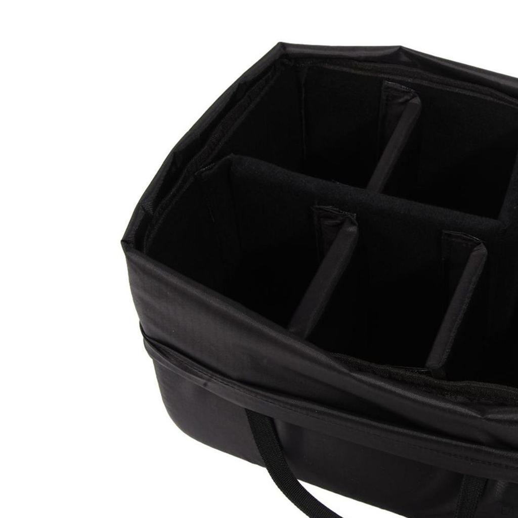 Camera Insert Bag Large Nylon Breathable Hiking with Compartment Convenient Lens