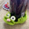 Non-Slip Woven Frog Coaster Pressable Drink Insulation Pad Gift Water Cup Mat  Cafe Use