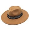 Style Wool Felt Hat With Large Brim For Men Women Winter Autumn Casual Outdoor Wear