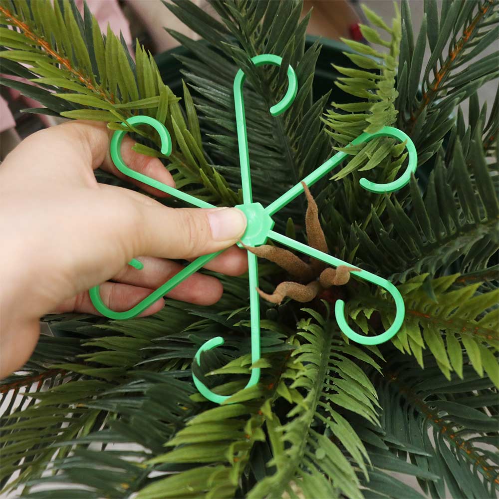 4pcs Double Plant Stem Folding Frame Efficient Plant Stem Holder  Climbing Plants To Grow Upright