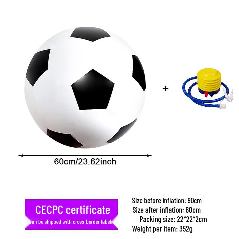 Eco-Friendly PVC Inflatable Colorful Football for Parent-Child Games