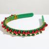 Christmas Headband  Cute Bell Beads Christmas Hair Accessories For Women
