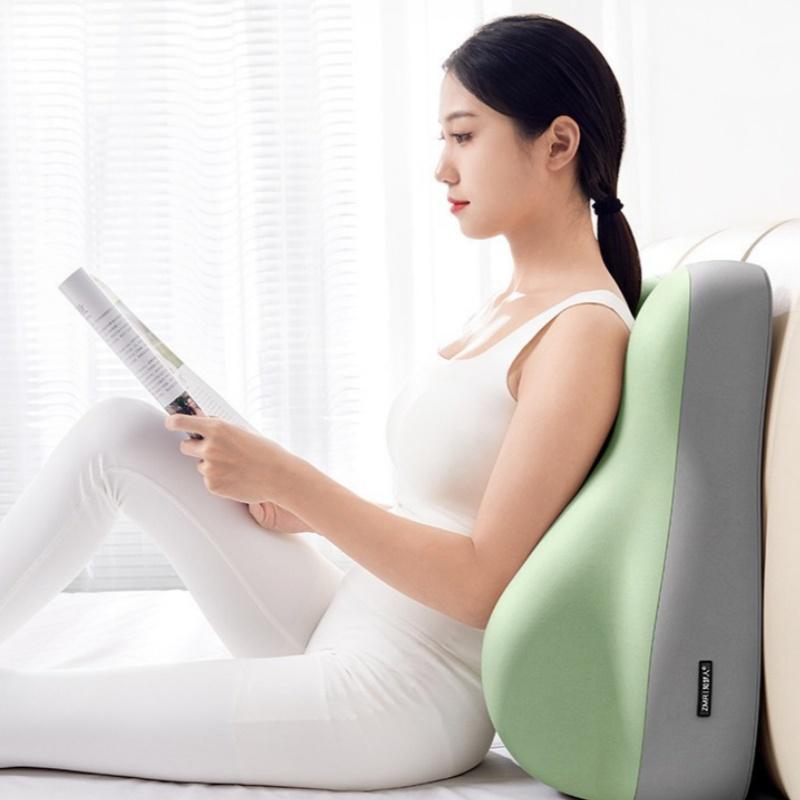 Memory Foam Lumbar Cushion Ergonomic Back Support Pillow With Breathable Cover For Office Chair Car Seat Bed Backrest