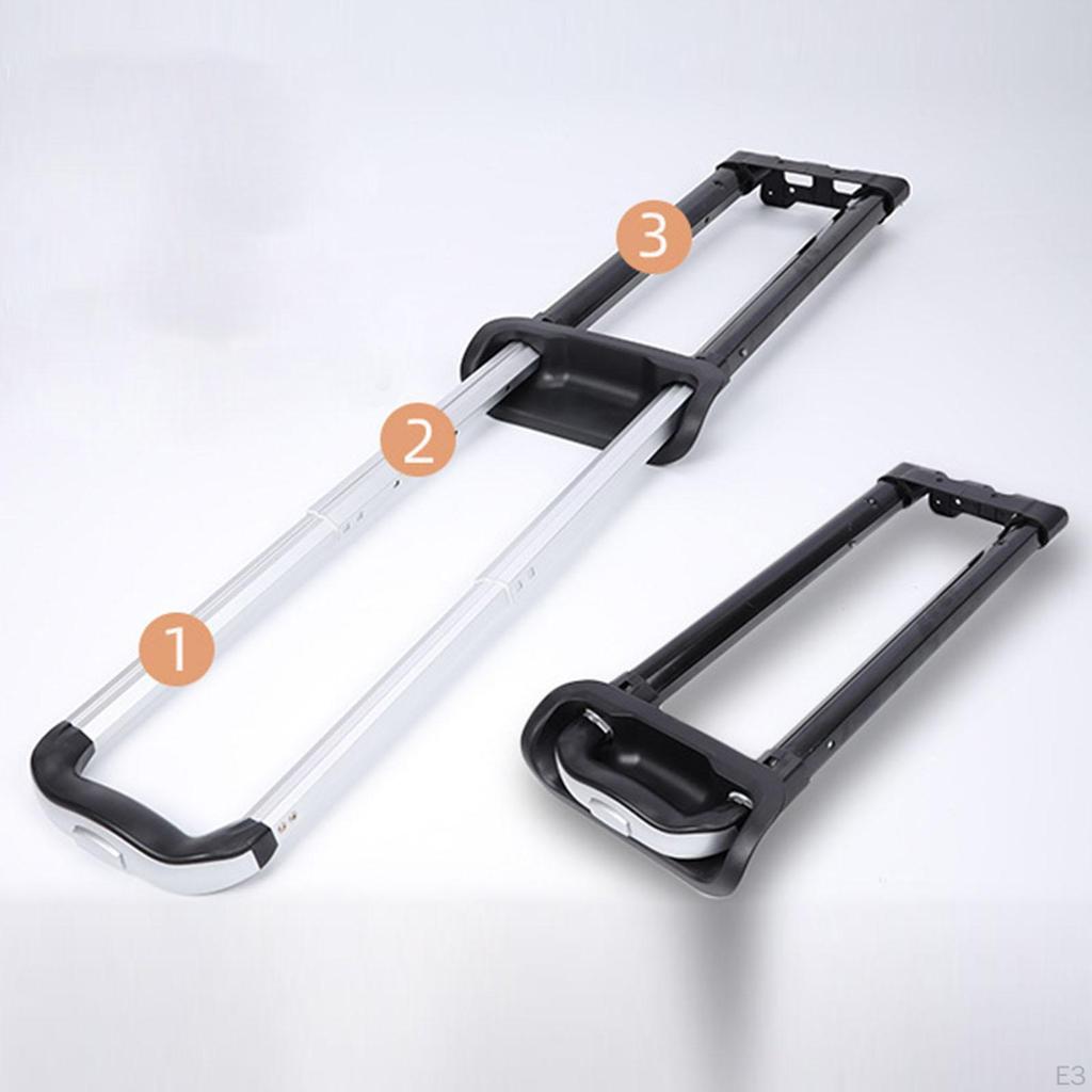 Χειρολαβή Αντικατάστασης, Ρυθμιζόμενος Τηλεσκοπικός Σωλήνας, για Βαλίτσα Τροχήλατη, Κάδο Παγοκύβων, Καρότσι, Ηχείο