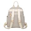 Plecak szkolny w kratę damski mały plecak studencki