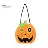 Cute Skeleton Ghost Bags Halloween Felt Candy Bag, Pumpkin Skull Cat Owl Tote for Holiday Goodie School Kids, Non Woven Trick or Treat Handbag, Party