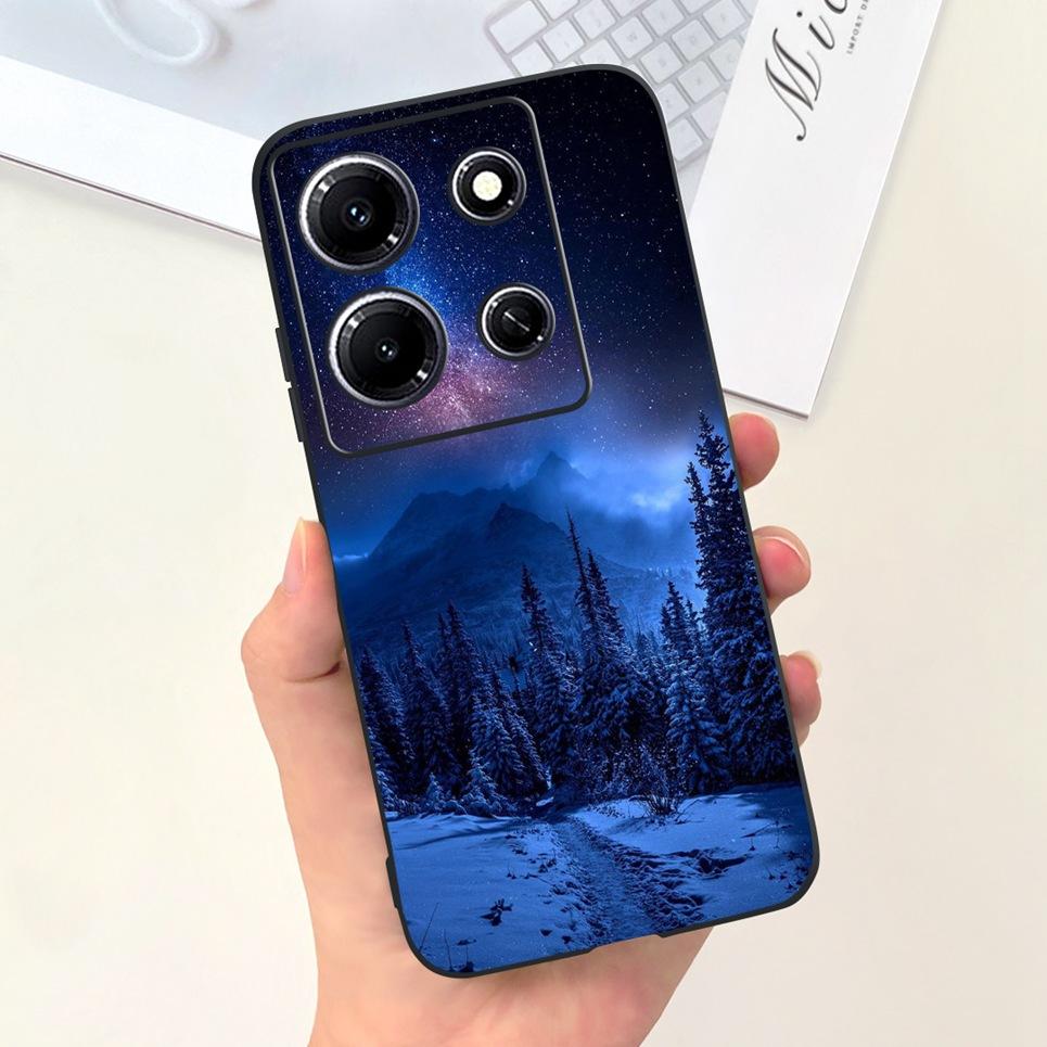 For Infinix Note 30i Note 30 Pro 30 vip Note30 4G 5G Phone Cover Moon Night Cartoon Cool Style Soft Silicone For Note30i Bumper