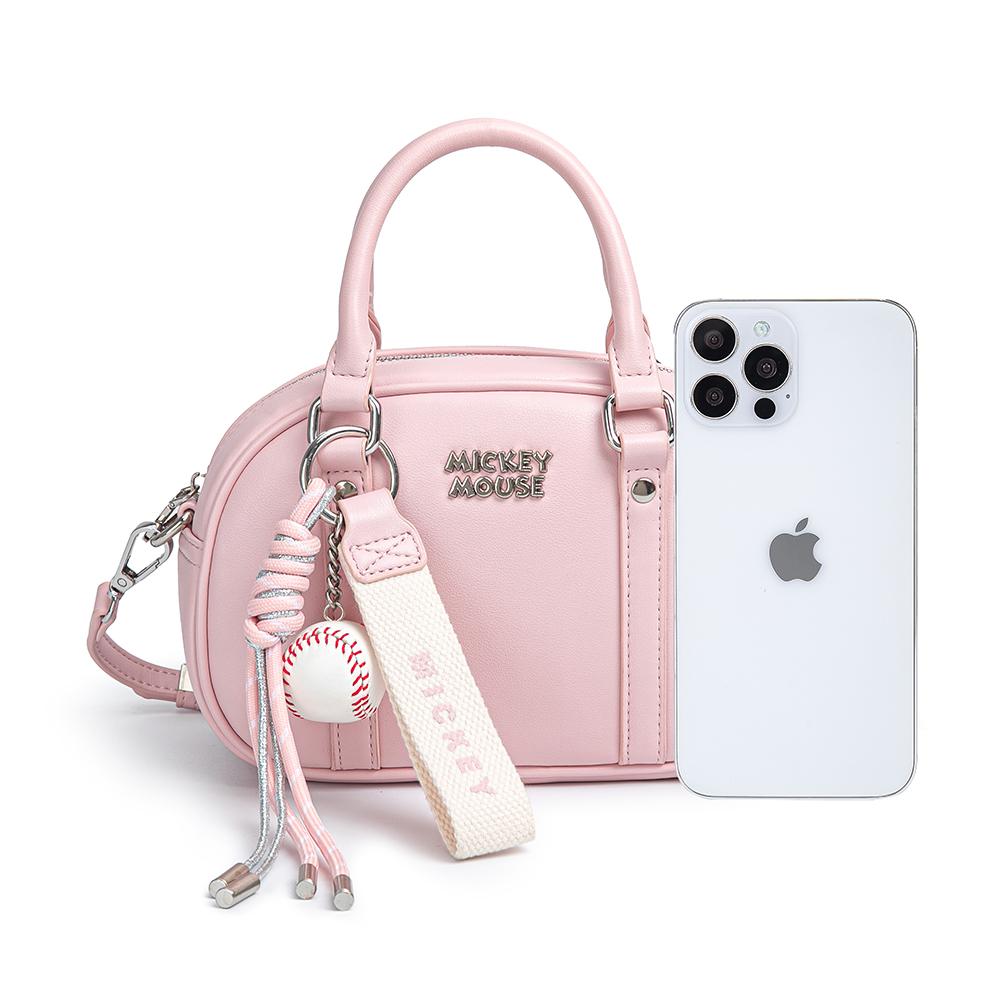 New Disney Mickey Synthetic Leather One Shoulder Crossbody Portable Bag Boston Bag Women's Multicolor BMK-72752