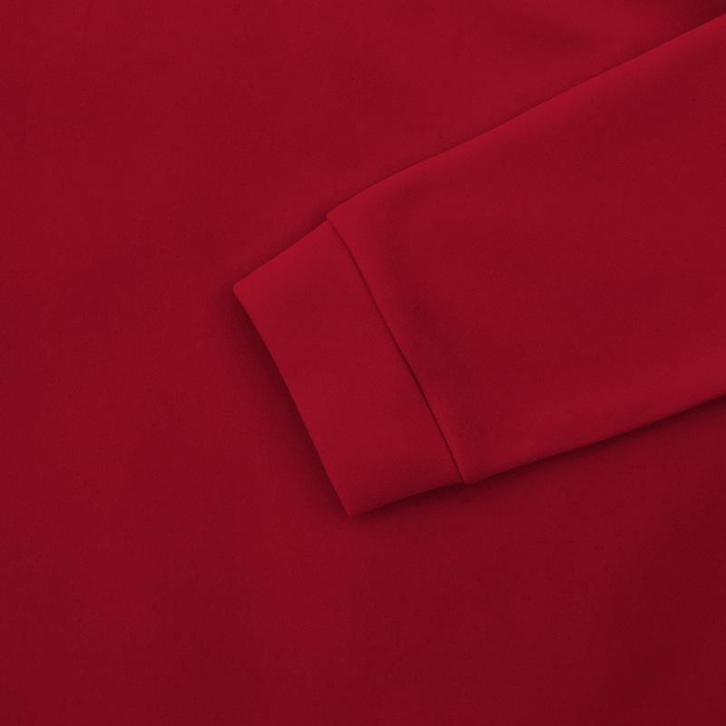 Sweat-shirt décontracté de sport à manches longues et demi-zip pour homme, lourd, doublé polaire, doux pour la peau, chaud, à col montant