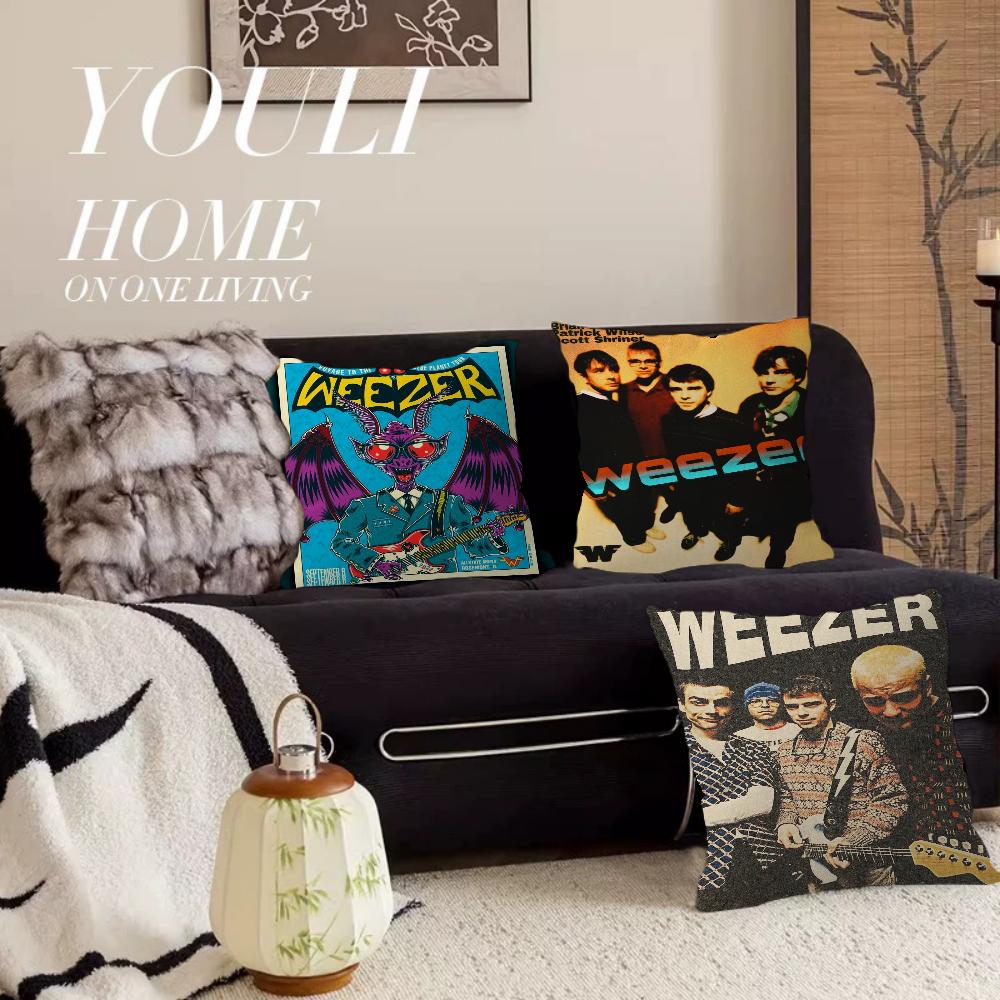 W-Weezer Band pillow cover sofa cushion cover home room decoration children gift