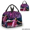 Insulated Lunch Bag Kids Students Adults Portable Food Carrier With Ice Pack Compartment Oxford Fabric Modern Minimalist