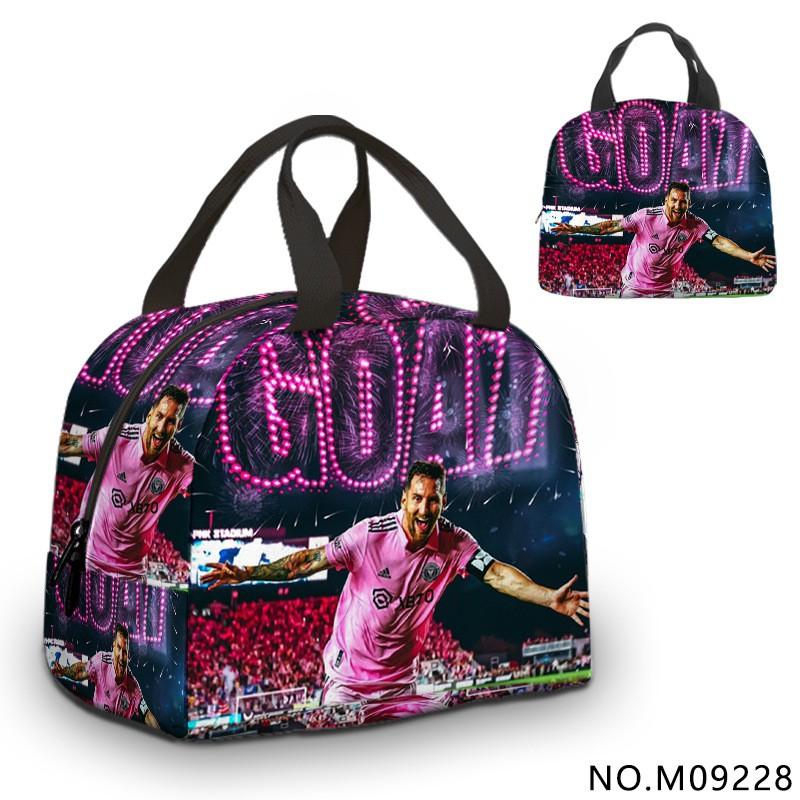 Insulated Lunch Bag Kids Students Adults Portable Food Carrier With Ice Pack Compartment Oxford Fabric Modern Minimalist