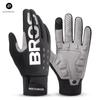 Rockbros Heattech Cycling Gloves Full Finger Road Bicycle Gloves Windproof Thickening Men's and Women's Winter Touch Screen