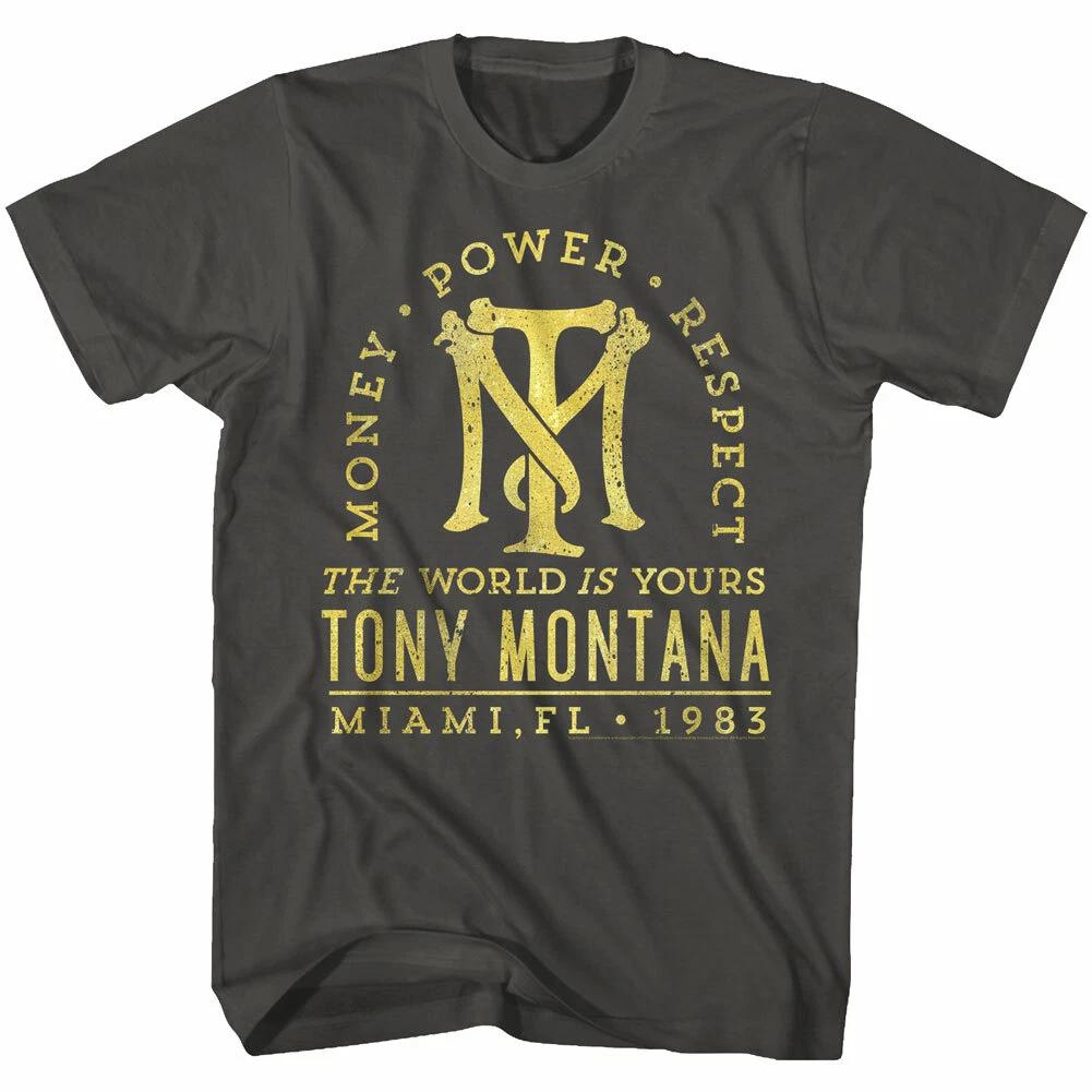 Scarface Movie Tony Montana Miami FL 1983 The World Is Yours Men s T Shirt 2XL