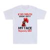 Cock If My Mouth Doesn't Say It My Face Definitely Will Vintage Men's T-Shirt