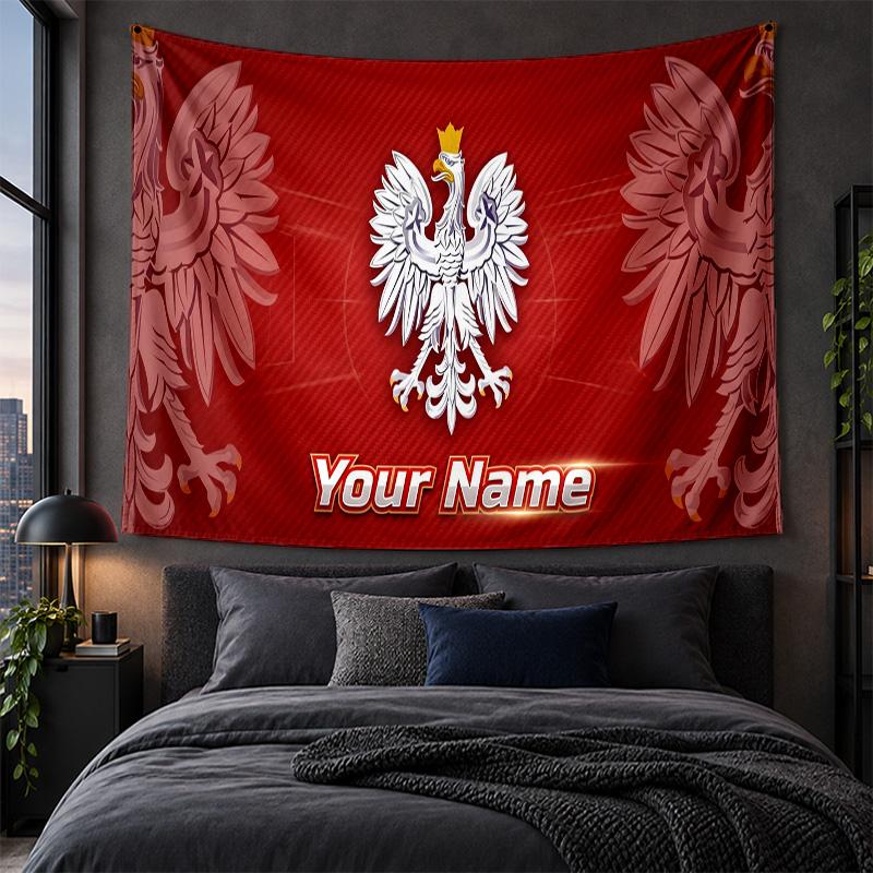 Personalized Tapestry Wall Hanging Poland Pattern Art Background Cloth