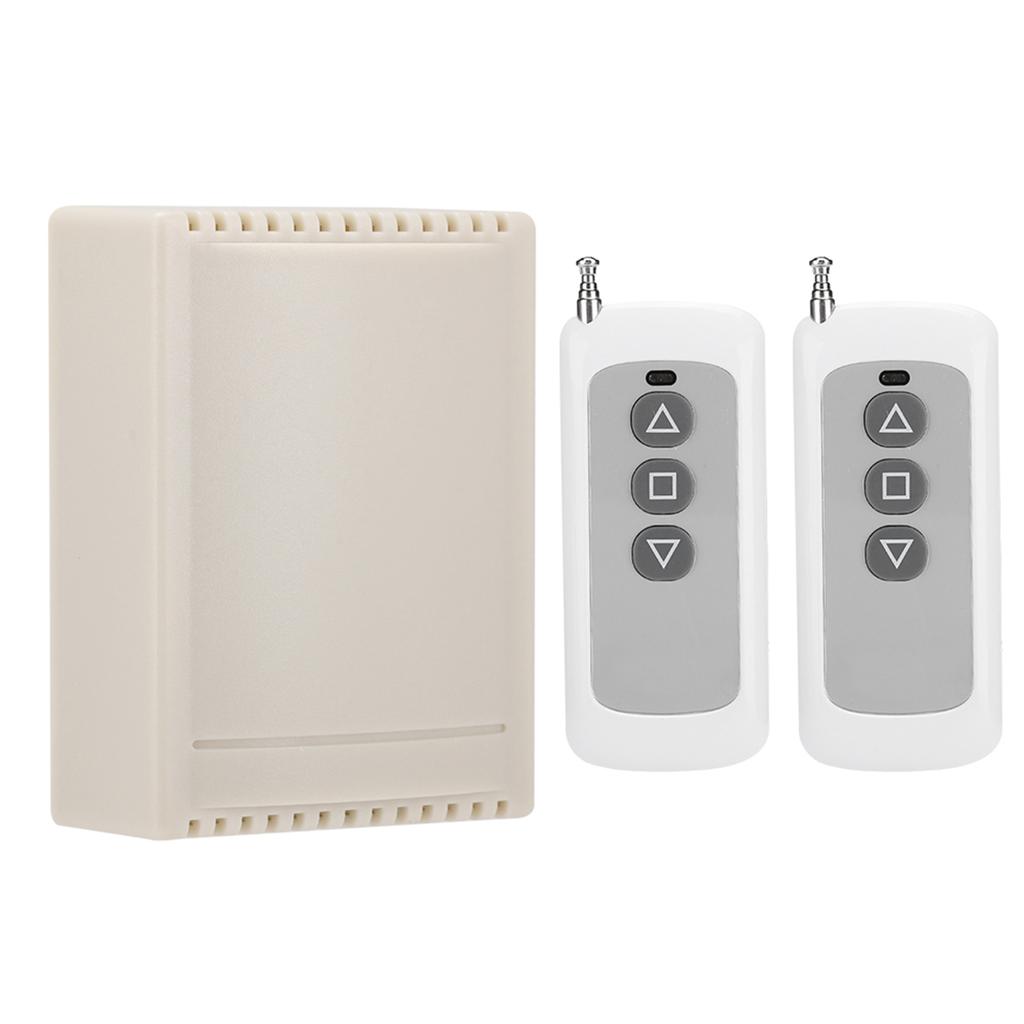 DC12V 2 CH Receiver 1000m/3280.84ft 3-Key Learning Code Remote Control Switch Kit