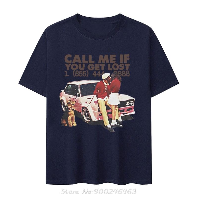 Funny Call Me If You Get Lost Print Graphic Tshirt Unisex Women Aesthetic Retro Fashion T Shirt Hip Hop Clothing Oversized Tshirt S