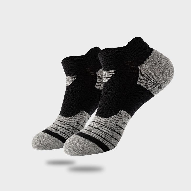 Source Motion Men's Mid-Calf Elite Running Socks - Thick Terry Bottom for Outdoor Sports
