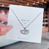 Zircon Tassel Necklace Titanium Steel Clavicle Chain Chic Versatile Fashion Jewelry