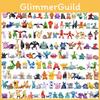 Buntes Miniatur-Pocket-Monster-Puppenset mit 144 Teilen für Sammler und Kinder