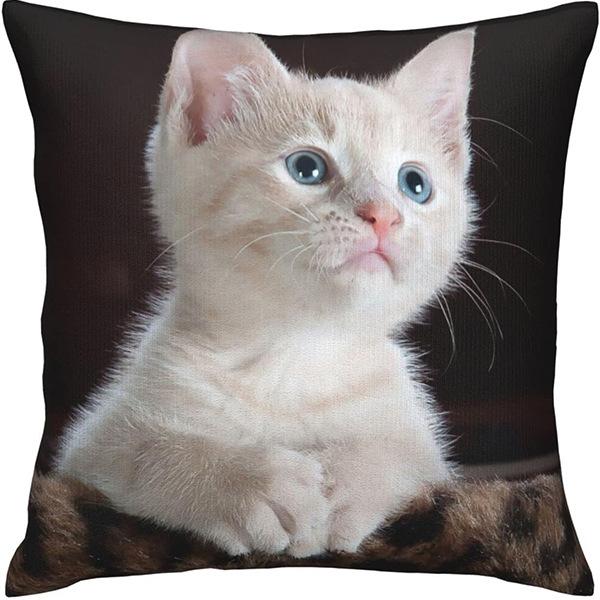 Creative Cartoon Cute Animal Print Linen Pillow Case Home Sofa Car Decoration Pillow