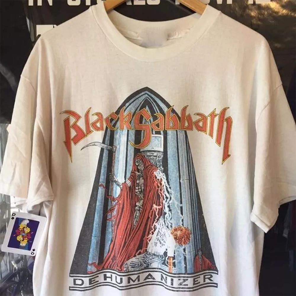 Vintage 90s Black Sabbath Dehumanizer Tour 1992 Velikost S-5XL CG1058 Unisex Tričko