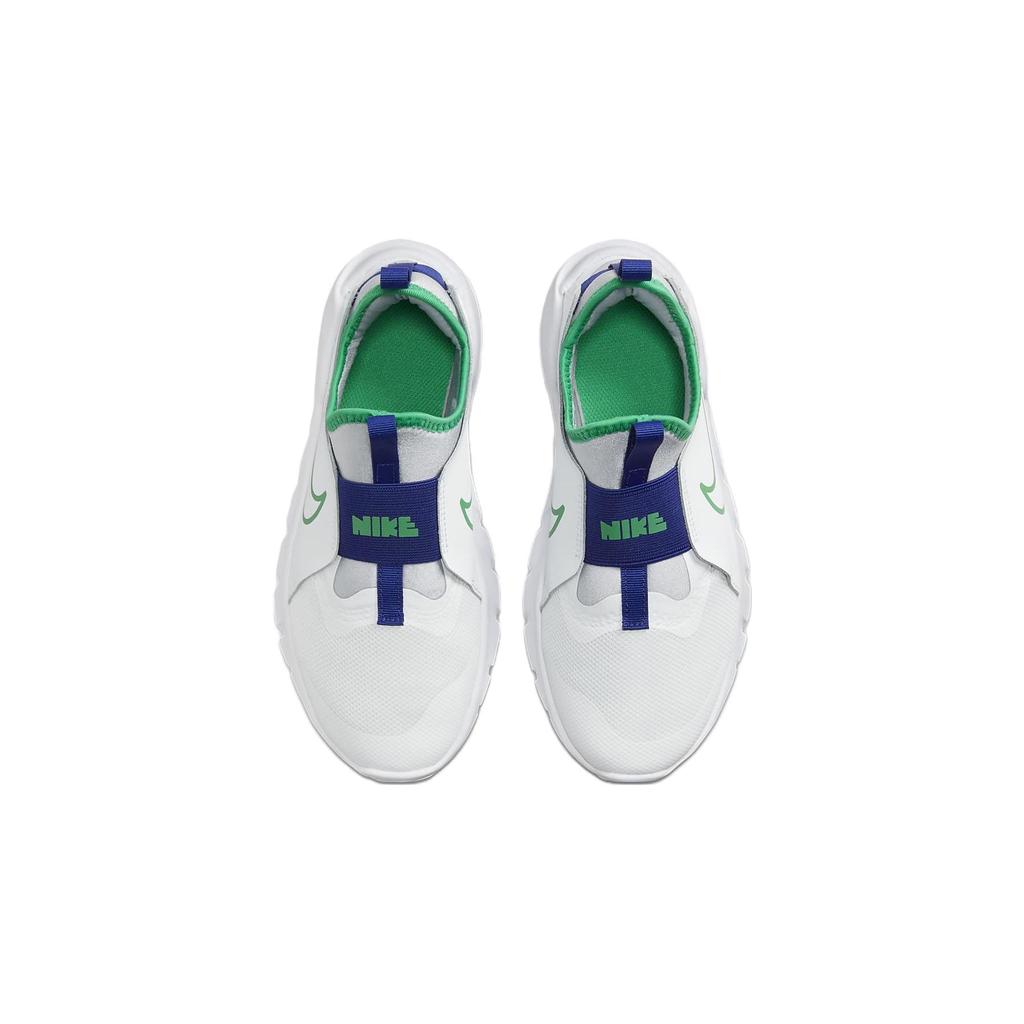 Nike Flex Runner 2 Grade School 'White Stadium Green' (Unisex) Summit White / Pure Platinum / Deep Royal Blue / Stadium Green Kids' Running Shoes