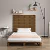 VidaXL Wall-mounted Headboard Honey Brown 96x3x91.5 Cm Solid Pine Wood 824676