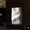 Ceramic Vase Irregular Wrinkles Origami Vase Ceramic Handicrafts Flower Arrangement Accessories Terrarium Home Decoration