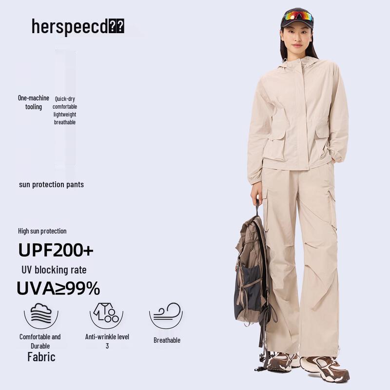 

HER SPEECH Women s Quick-Dry Sun Protection Cargo Pants XL (170/76A)