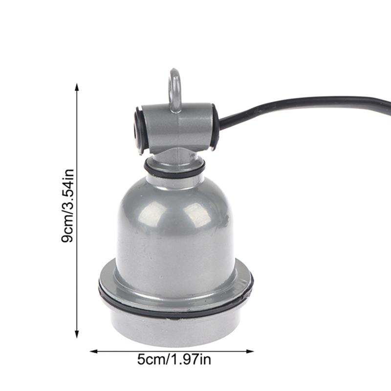New E27 Crawling Pet Heating Lamp Holder Power Cord Control Switch Piglet Chicken Brooder Heating Spiral Light Socket