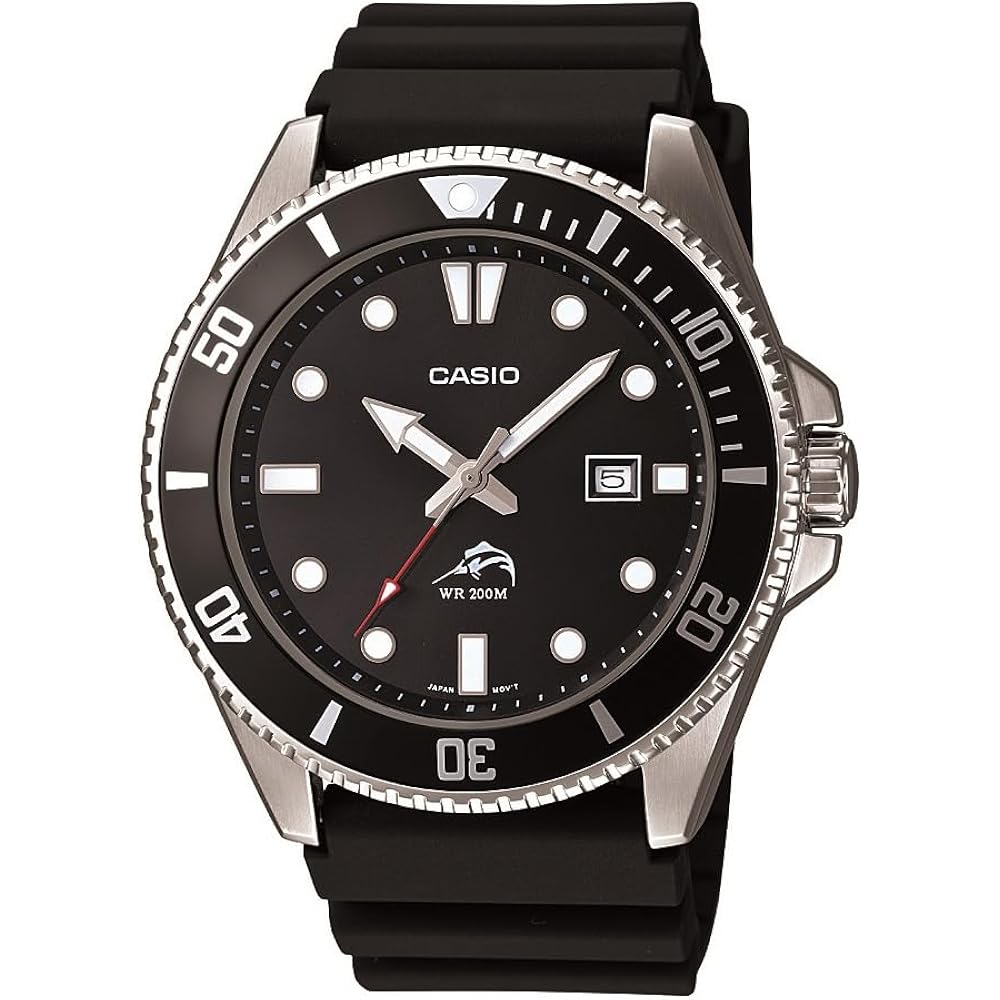 [Casio] Часы Дайверские Часы MDV-106-1AV Черные Мужские Зарубежная Модель [Обратный Импорт]