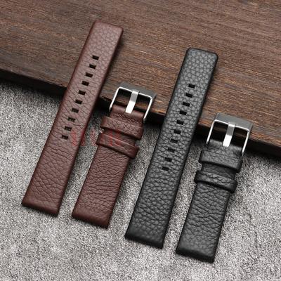 18 22mmLeather Watch Strap for Diesel Dz4323 1657 4318 DZ7312 DZ7257 Watchband 24 26 27 28 30 32mm Watch Bracelet Black Brown