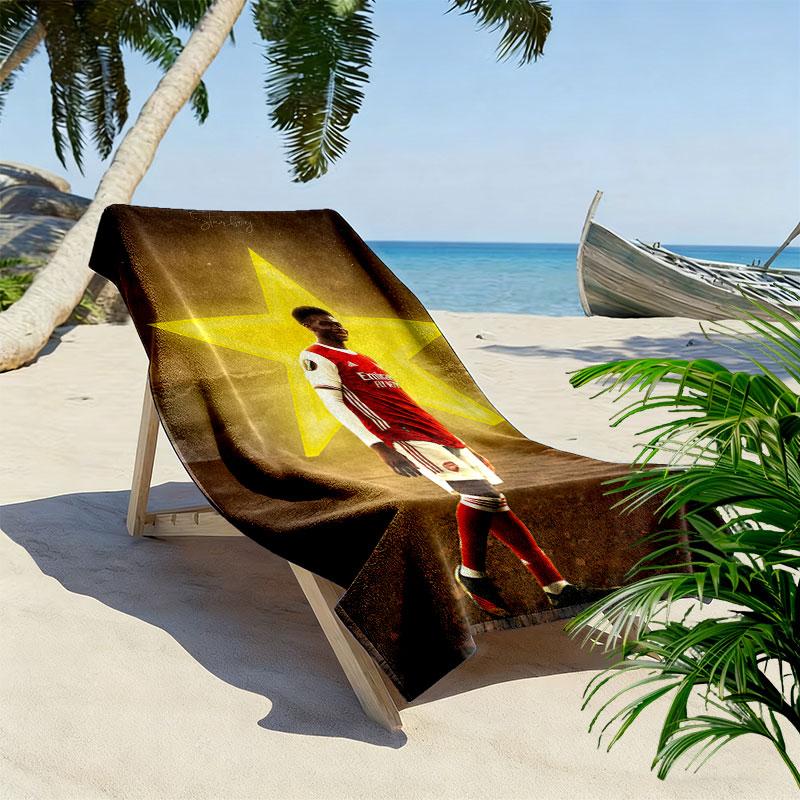 Bukayo Saka Force Beach Towel, Large Soft Quick Dry Towel for Beach Camping Swimming
